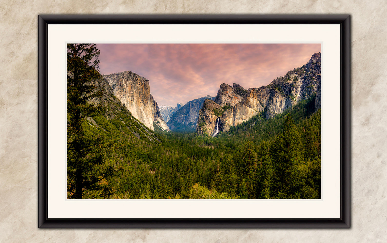 Yosemite National Park Mountain Picture Nature Photo Bohemian Relaxation Artwork for Meditation