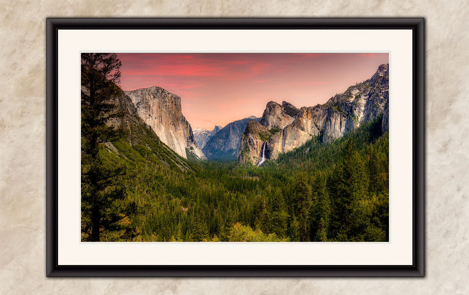 Yosemite National Park Mountain Picture Nature Photo Bohemian Relaxation Artwork for Meditation