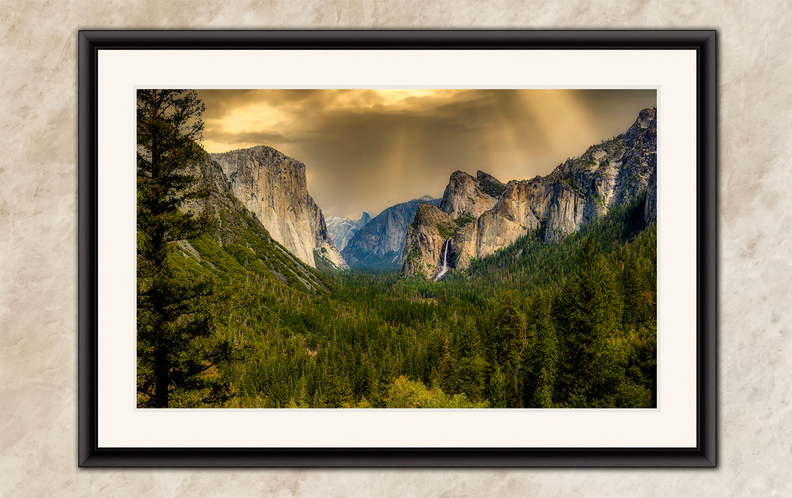 Yosemite National Park Mountain Picture Nature Photo Bohemian Relaxation Artwork for Meditation