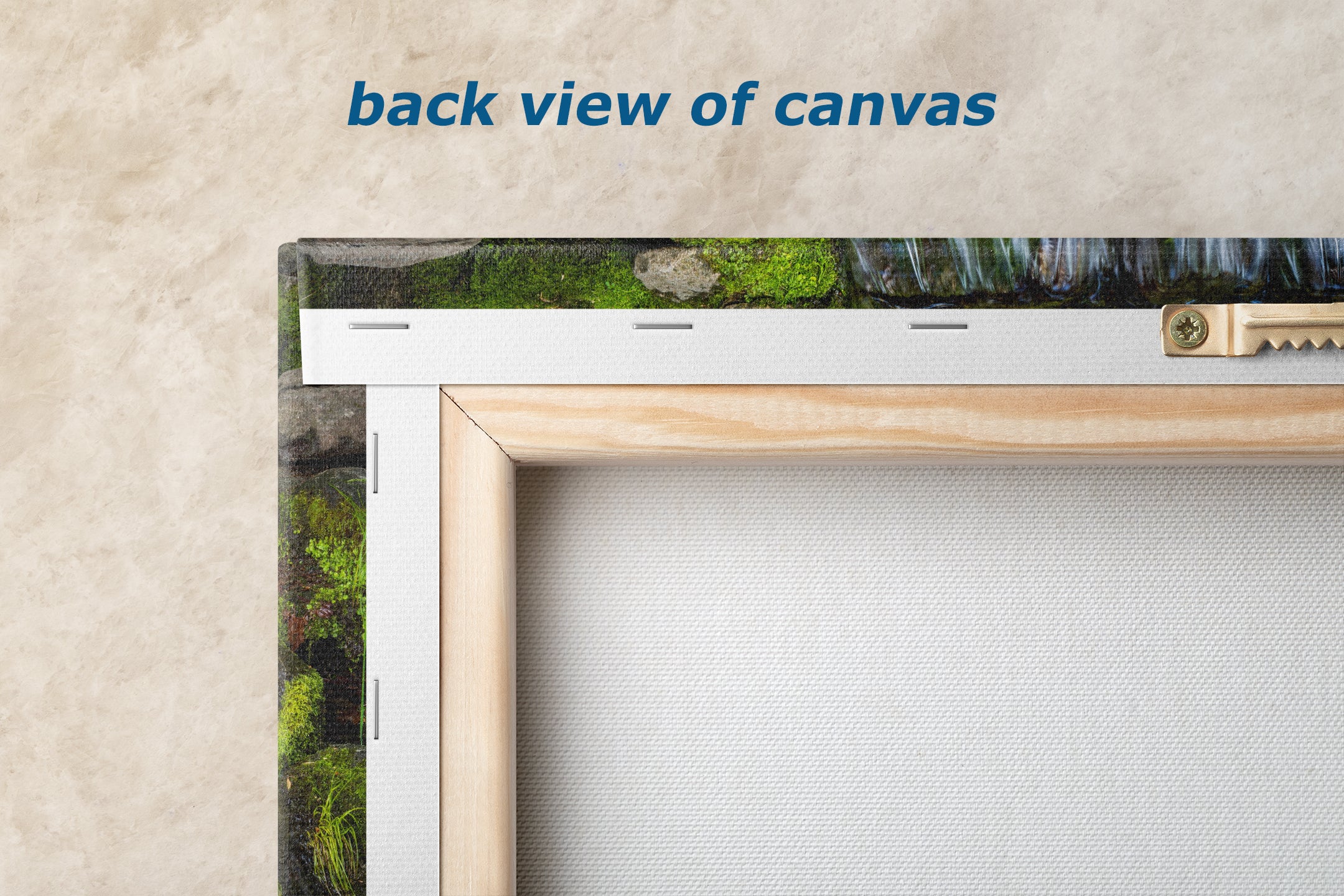 Yosemite National Park Cascading Waterfall Picture Nature Photo Relaxation Artwork for Meditation, Office, Apartment, and House Decor