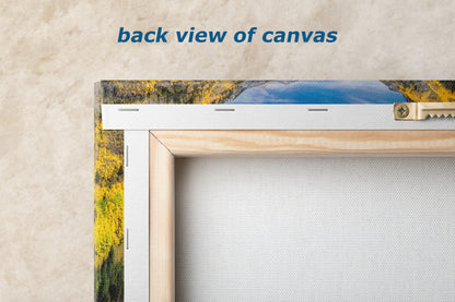 Colorado San Juan Mountain Picture, Million Dollar Highway Fall Colors Aspen Trees Forest Picture, Nature Photo for Relaxation Artwork, Meditation and House Decor