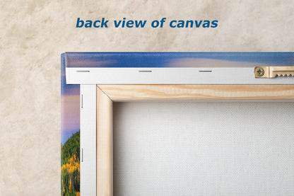 Telluride Colorado San Juan Mountain Picture, Fall Colors Aspen Trees Forest Picture Nature Photo for Relaxation Artwork, Meditation and House Decor