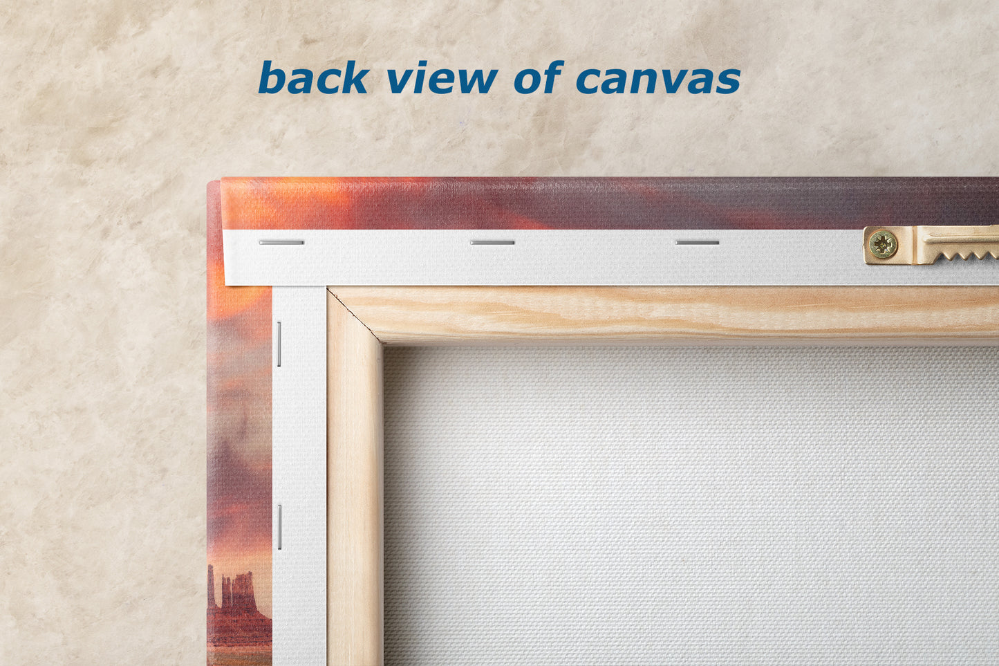 Monument Valley Arizona Desert Picture Nature Photo Panorama, Bohemian Style Relaxation Artwork for Meditation, Apartment, Office & House Decor