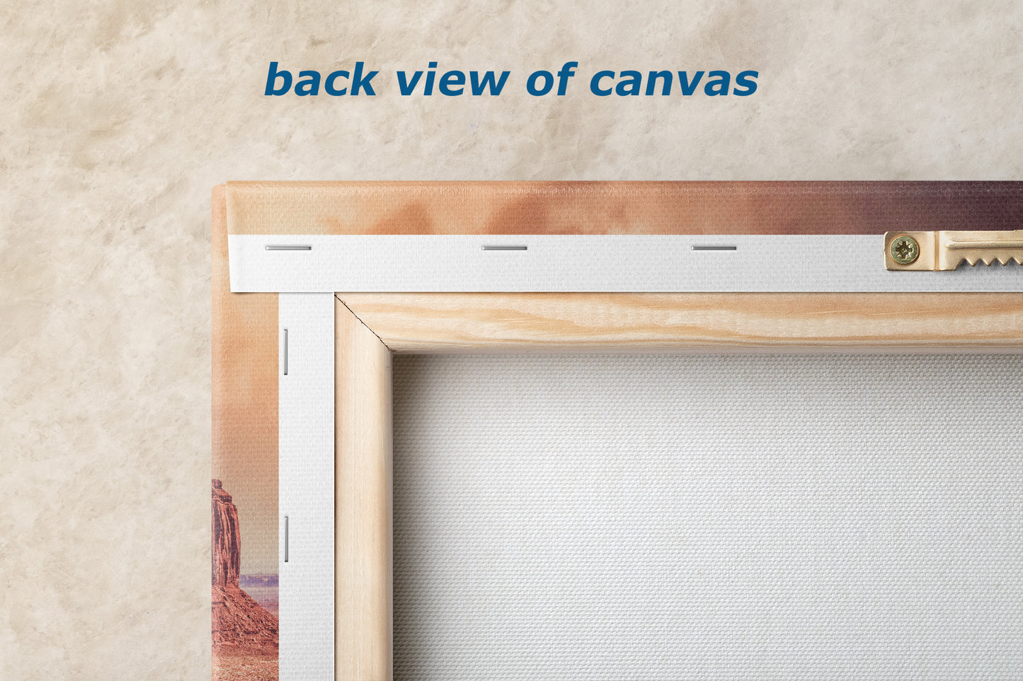 Monument Valley Panorama Arizona Desert Picture Nature Photo, Bohemian Style Relaxation Artwork for Meditation, Apartment, Office & House Decor