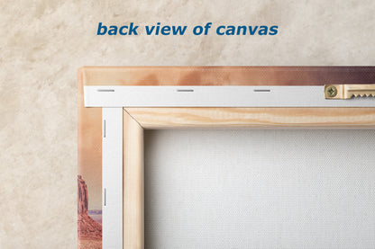 Monument Valley Panorama Arizona Desert Picture Nature Photo, Bohemian Style Relaxation Artwork for Meditation, Apartment, Office & House Decor