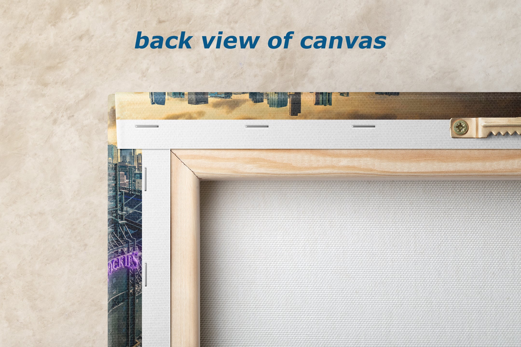 Colorado Rockies Baseball Stadium Wall Art | Coors Field Denver Colorado Skyline Print for Man Cave Decor & Sports Fans