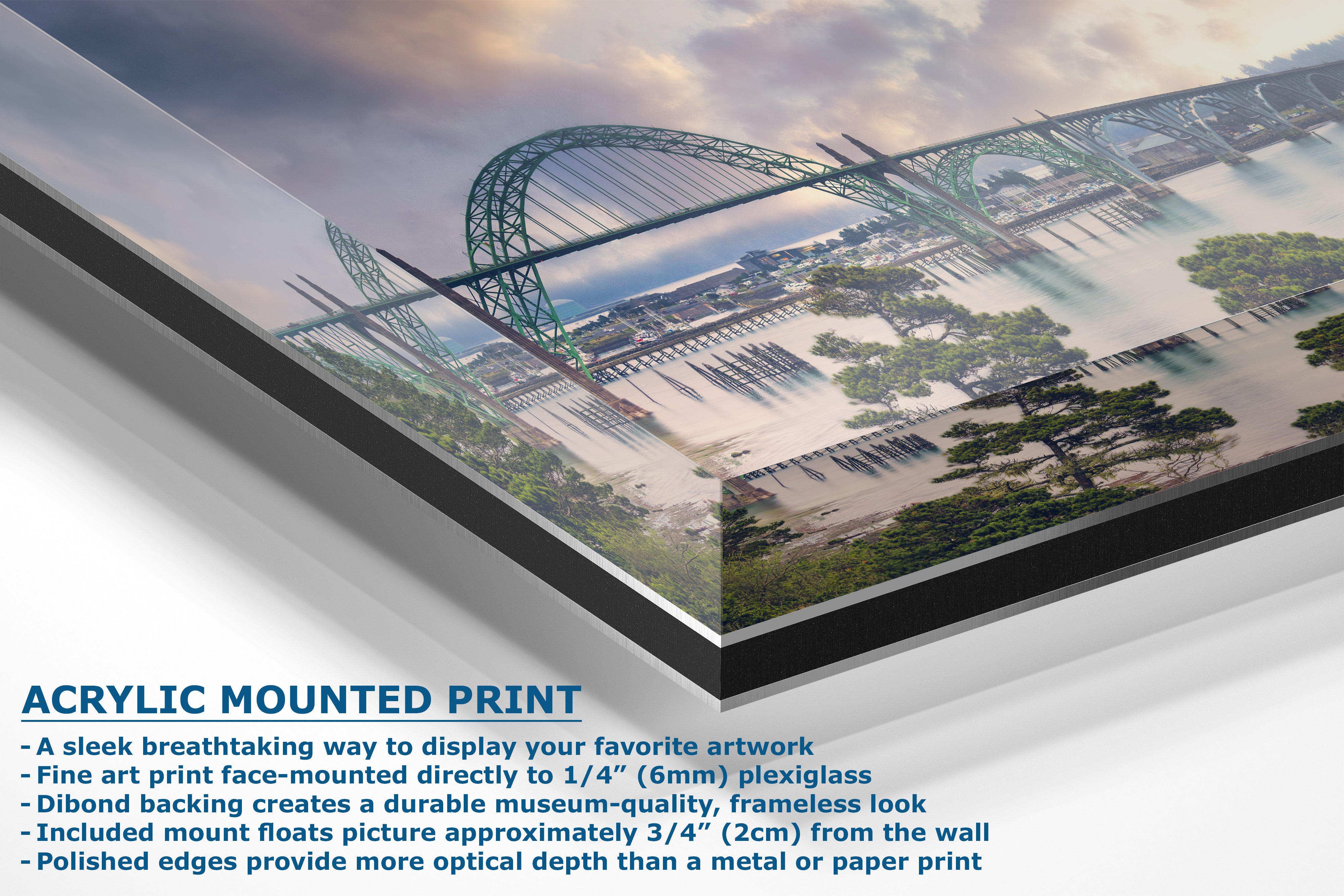 Alsea Bay Bridge Picture, Waldport Oregon Coast Ocean Picture, Pacific Northwest