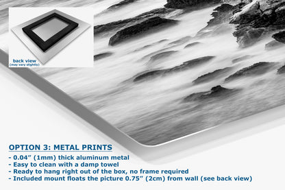 Point Lobos Carmel California Coastline Abstract Ocean Picture, Relaxation Artwork Nature Photo for Meditation, Office, Dorm, House Decor