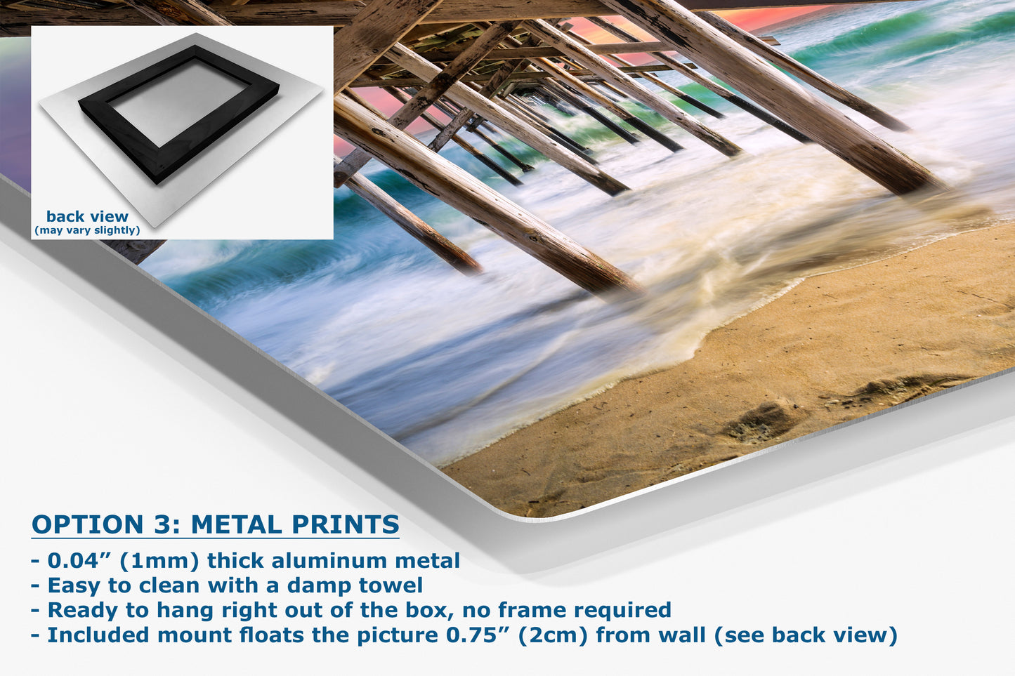 Southern California Coastline Ocean Picture Nature Photo, Relaxation Artwork, Newport Beach Pier Wall Art, Coastal Decor for Meditation