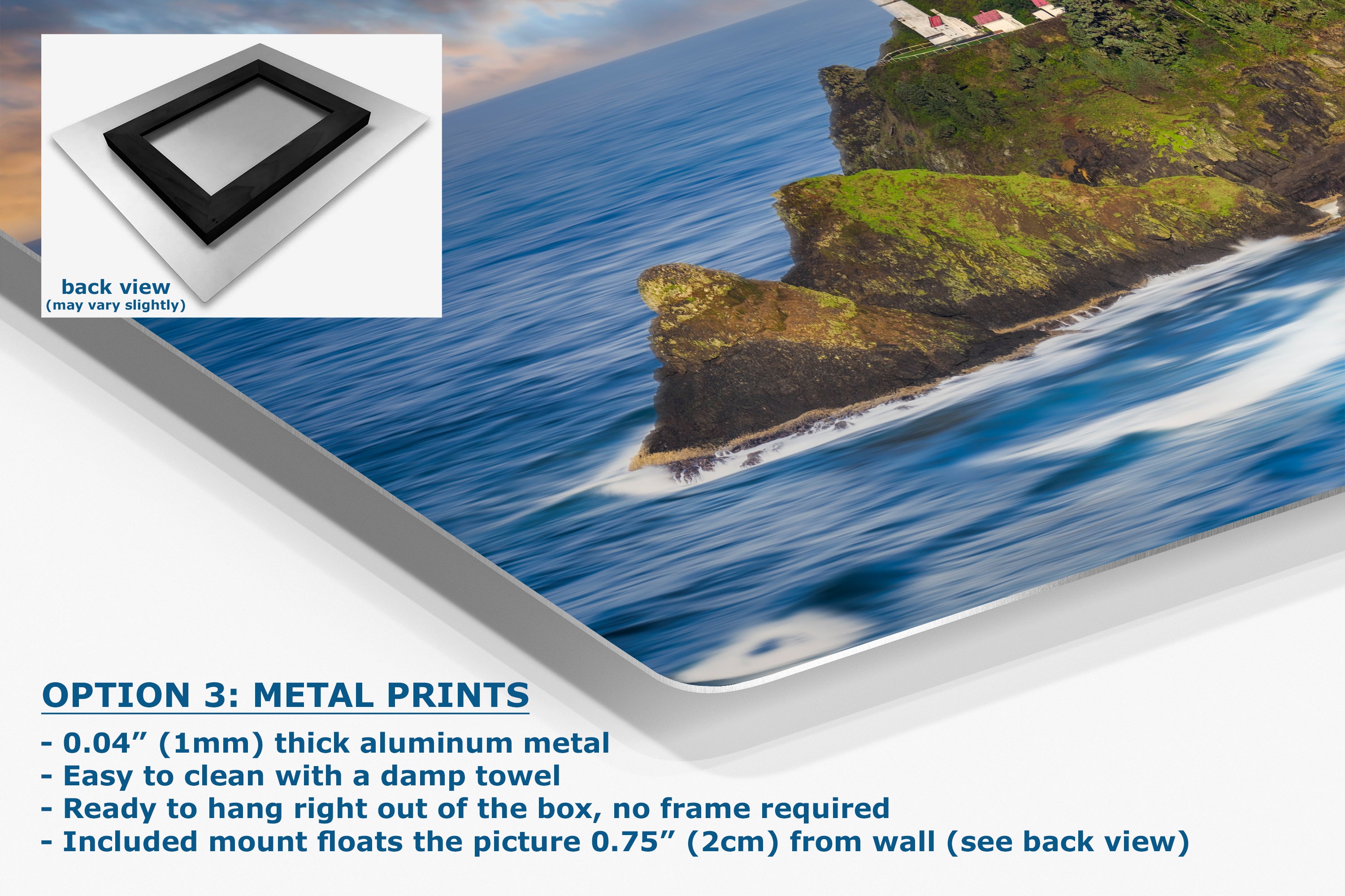 Heceta Head Lighthouse Picture, Oregon Coast Ocean Picture, Pacific Northwest Beach Photo Framed Coastal Decor for Ocean Lovers