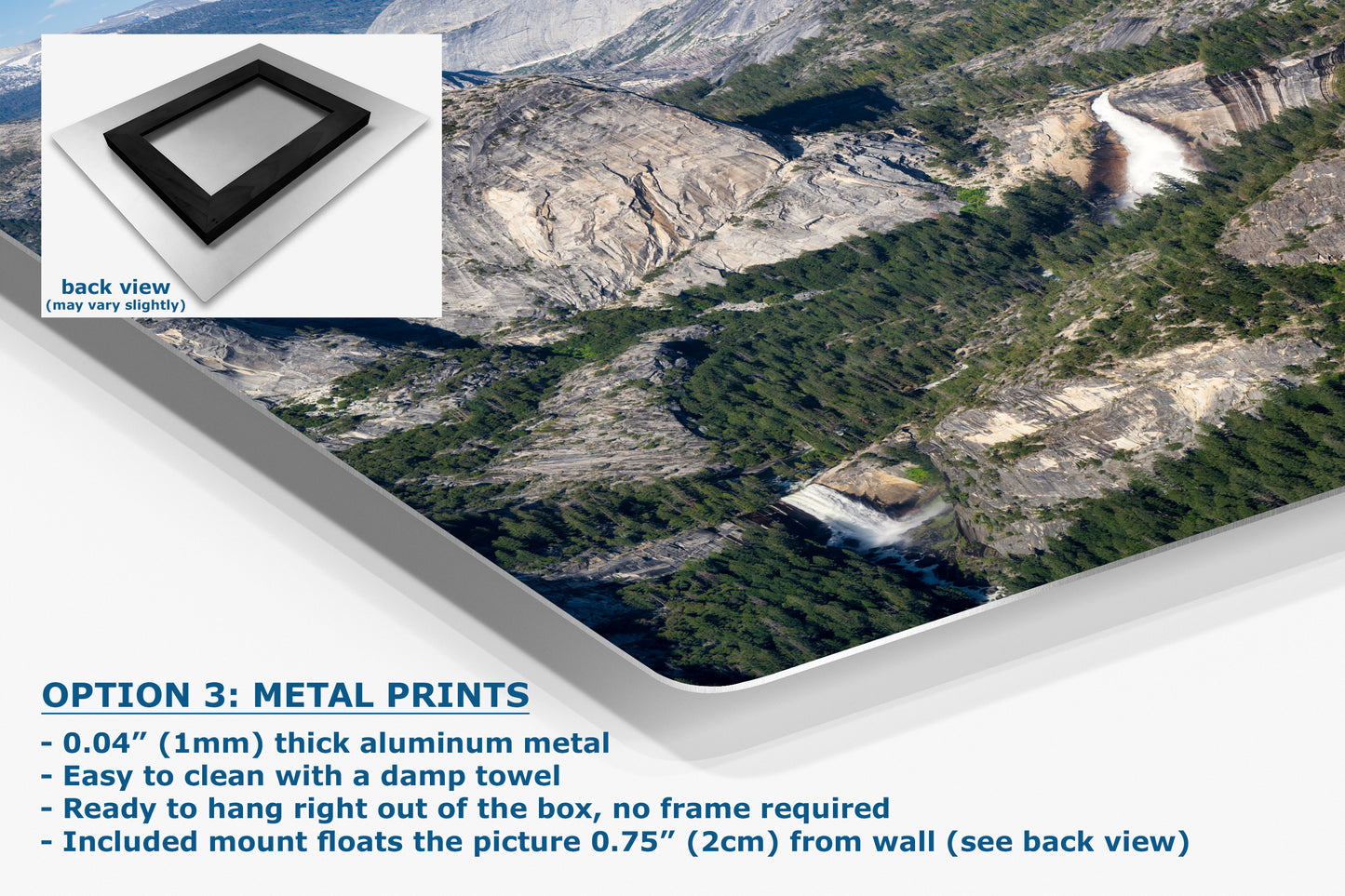 Yosemite Wall Art, Glacier Point Mountain Landscape Nature Photo