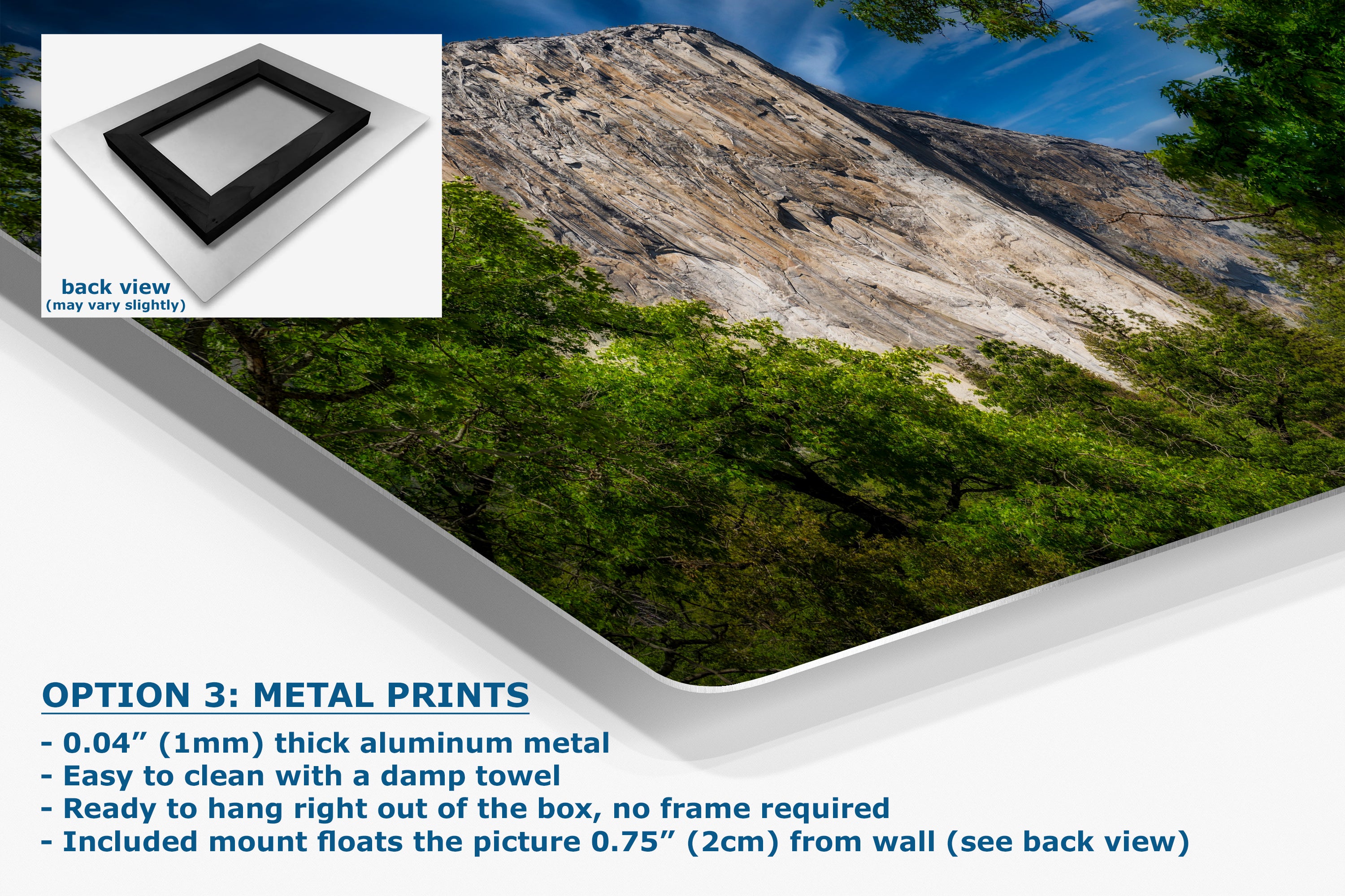 El Capitan Wall Art, Yosemite National Park Nature Photo