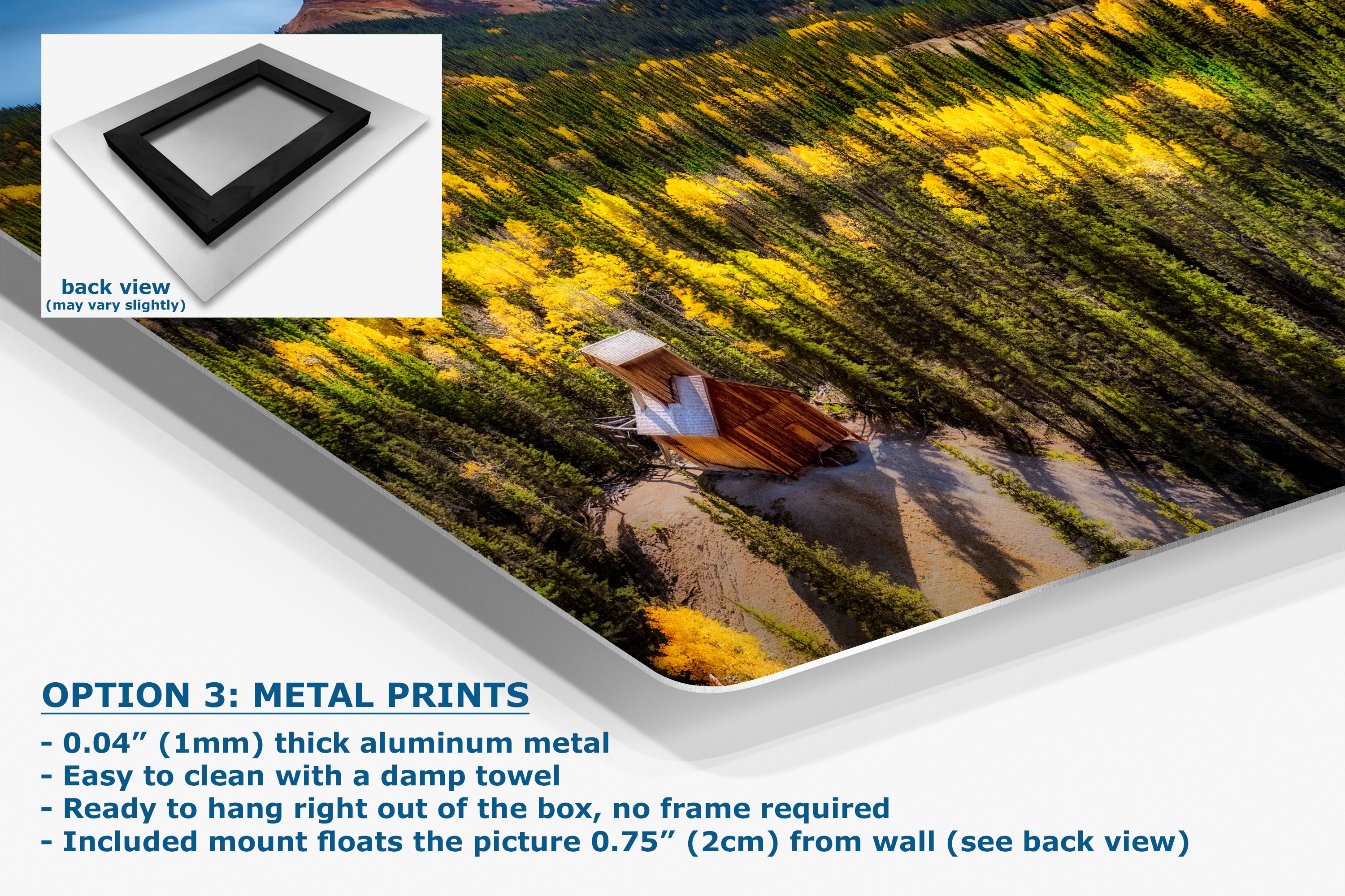 Colorado Boy Mine, San Juan Mountain Picture, Fall Colors Aspen Trees Forest Picture Nature Photo for Relaxation Artwork, Meditation and House Decor