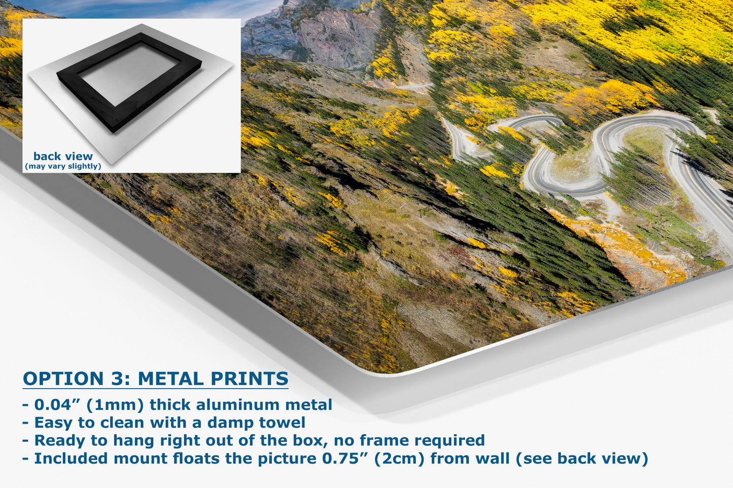 Colorado San Juan Mountain Picture, Million Dollar Highway Fall Colors Aspen Trees Forest Picture, Nature Photo for Relaxation Artwork, Meditation and House Decor