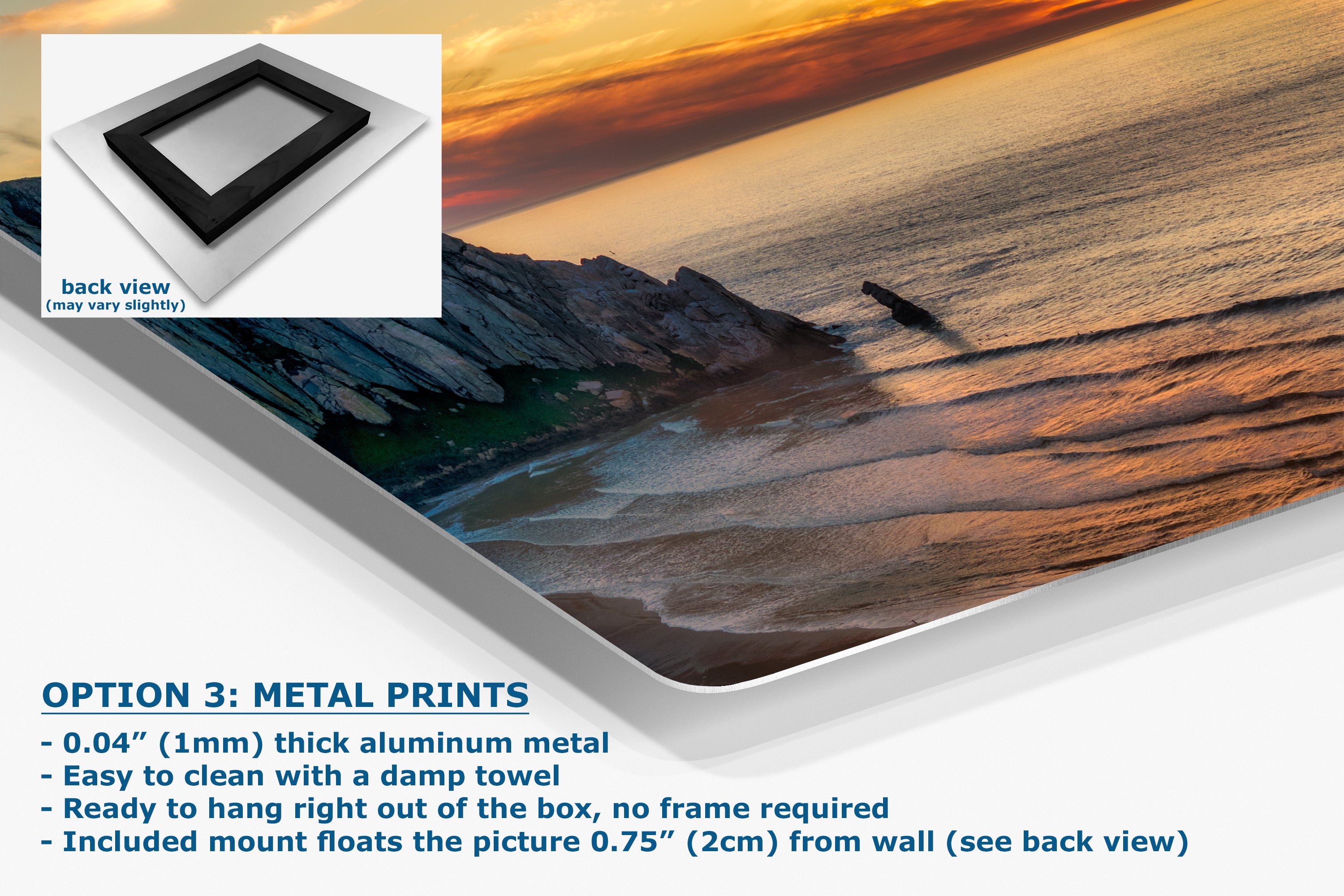 Morro Bay California Coastline Ocean Picture Nature Photo, Morro Rock Aerial Sunset Coastal Relaxation Artwork, Dorm Room, Office & House Decor