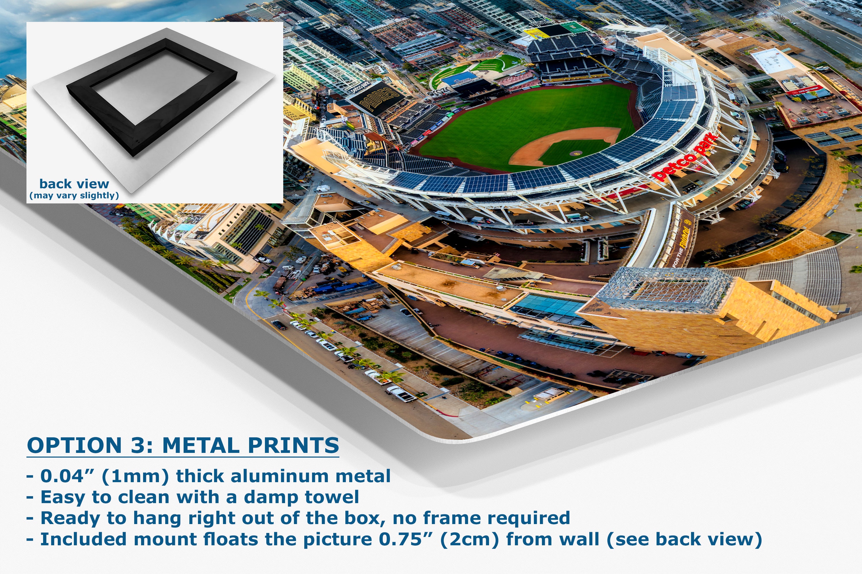 San Diego Padres Art, Petco Park Print MLB Stadium Baseball Fan Decor