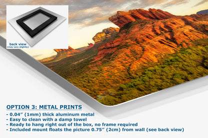 Cathedral Rock, Sedona Arizona Desert Picture Nature Photo Relaxation Artwork for Meditation, Office, and House Decor