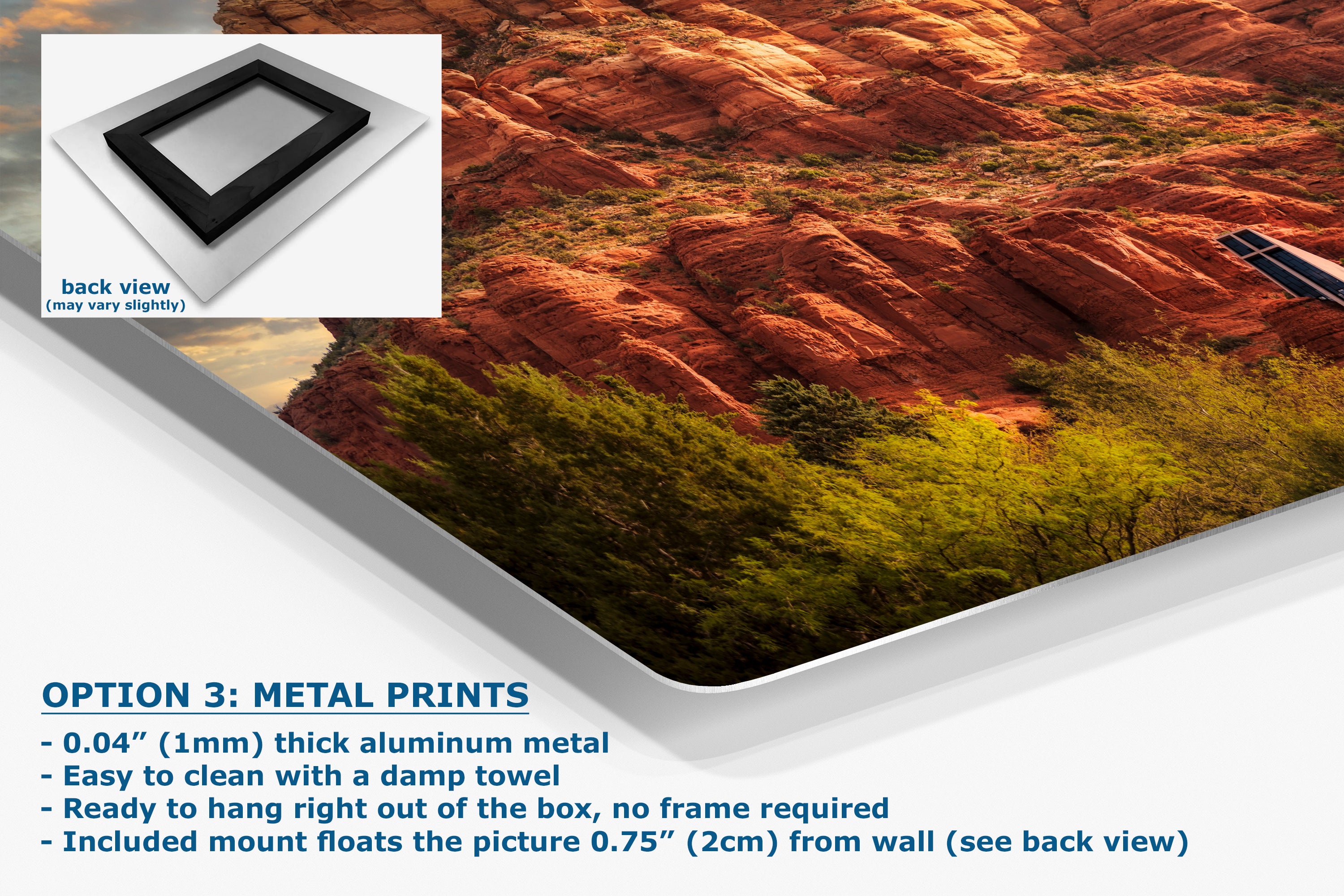 Chapel of the Holy Cross Sedona Arizona Desert Picture, Southwestern Nature Photo, Church and Canyon Photography, Canvas Print