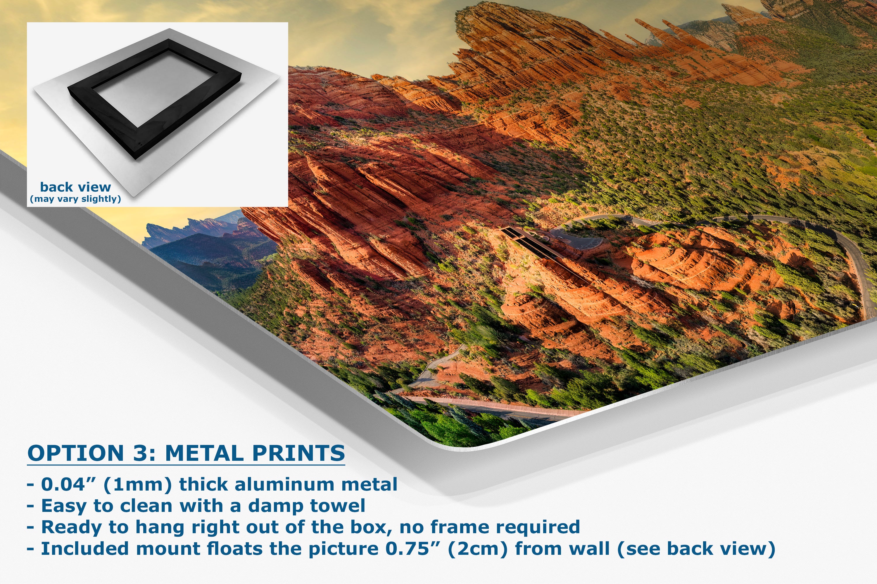 Chapel of the Holy Cross Sedona Arizona Desert Picture, Southwestern Wall Art, Catholic Church Decor, Canvas Print, Office or Home Wall Art