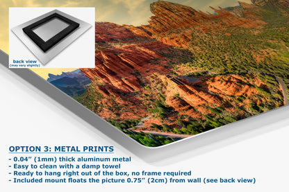 Chapel of the Holy Cross Sedona Arizona Desert Picture, Southwestern Wall Art, Catholic Church Decor, Canvas Print, Office or Home Wall Art