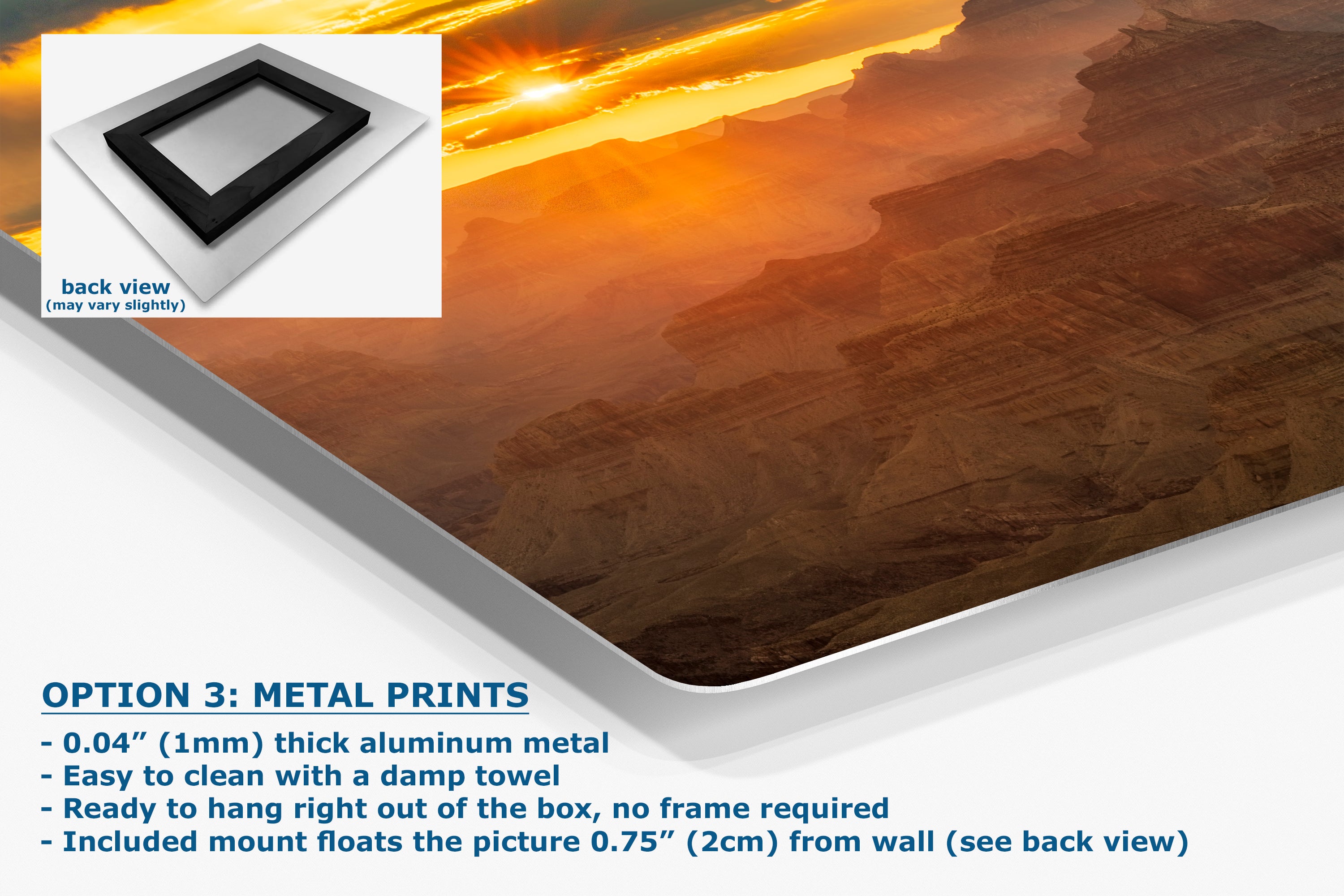 Grand Canyon National Park Sunset, Arizona Desert Picture Nature Photo, Bohemian Style Relaxation Artwork for Meditation, Apartment, Office & House Decor