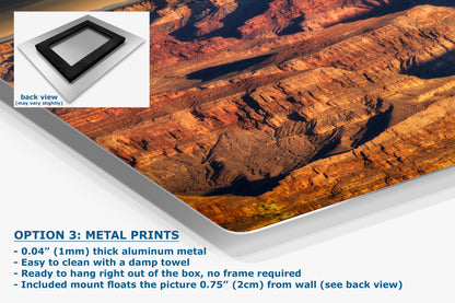 Grand Canyon National Park, Arizona Desert Picture Nature Photo, Bohemian Style Relaxation Artwork for Meditation, Apartment, Office & House Decor