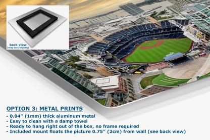 San Diego Padres Baseball Stadium Petco Park Sunset Canvas Print