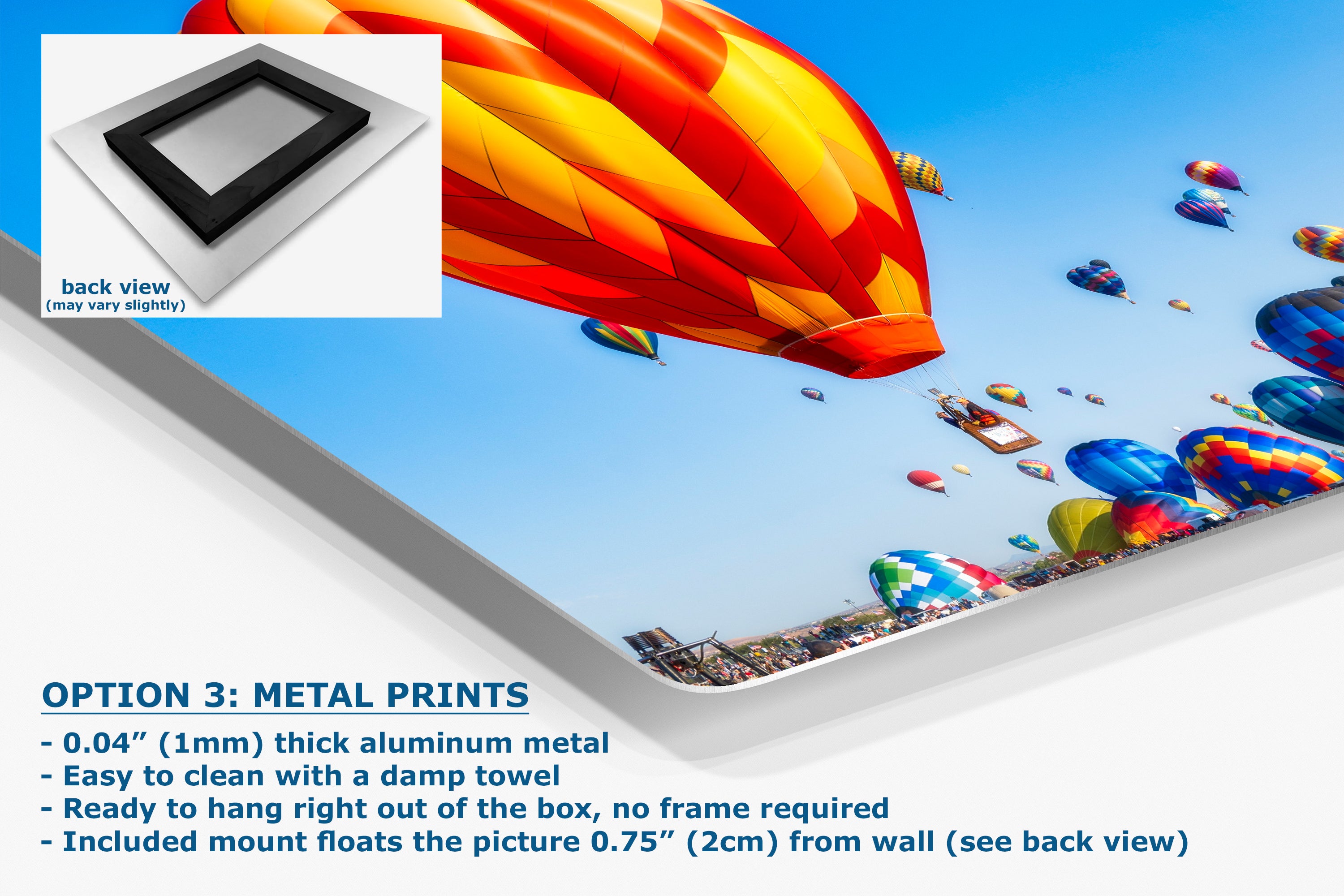 Hot Air Balloon Festival Mass Ascension | Albuquerque New Mexico Balloon Fiesta Wall Art | Office, Cubicle & House Decor