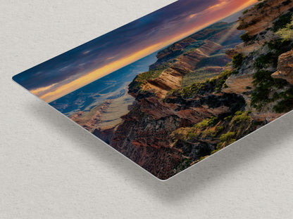 Grand Canyon National Park, North Rim Cape Royal, Arizona Desert Picture Nature Photo, Bohemian Style Relaxation Artwork for Meditation, Apartment, Office & House Decor