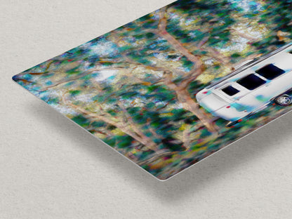 Airstream with Coast Live Oak Camping Decor