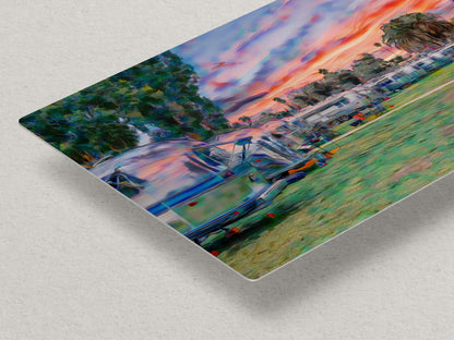 Airstream Travel Trailer Art Camping Decoration