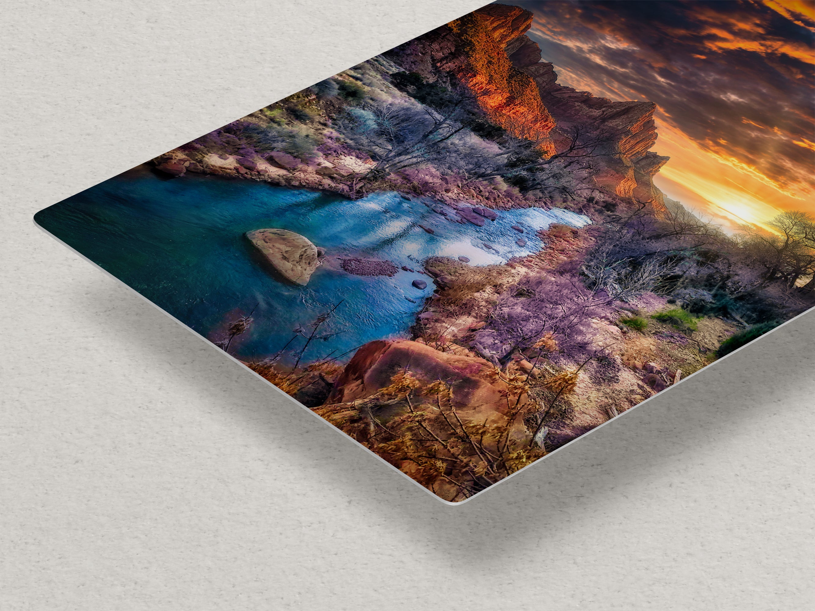 Zion National Park, Watchman, Southern Utah Desert Picture, Southwestern Wall Art, Relaxation Artwork Nature Photo for House Decor