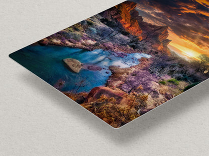 Zion National Park, Watchman, Southern Utah Desert Picture, Southwestern Wall Art, Relaxation Artwork Nature Photo for House Decor