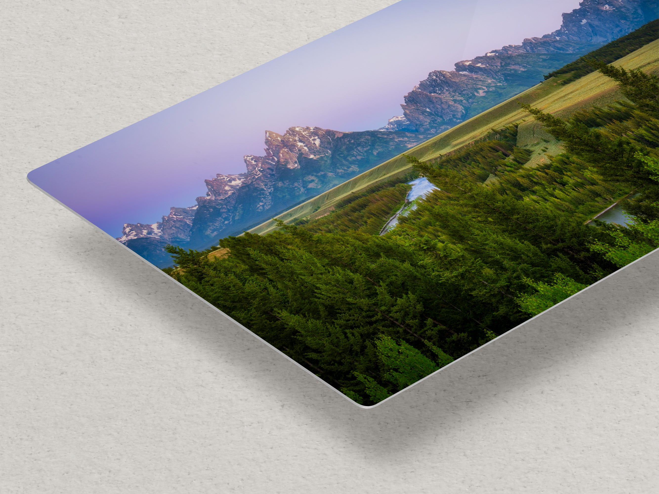 Grand Teton National Park Mountain Picture Panorama Nature Photo, Rustic Wall Art, Jackson Hole Scenery, Bohemian Decor