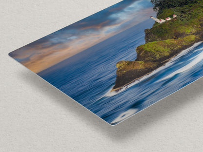 Heceta Head Lighthouse Picture, Oregon Coast Ocean Picture, Pacific Northwest Beach Photo Framed Coastal Decor for Ocean Lovers