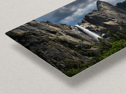 Bridalveil Falls Yosemite National Park Nature Photo Relaxation Artwork Waterfall Picture for Meditation, Dorm Room, Office, and House Decor