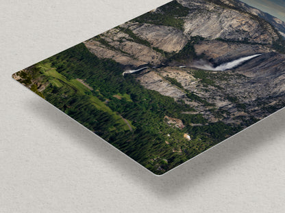 Yosemite Falls Glacier Point National Park Nature Photo Relaxation Artwork for Meditation, Office, Dorm, Apartment, and House Decor