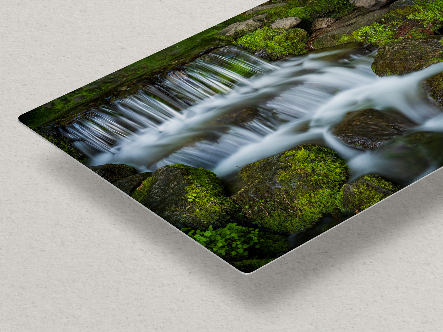 Yosemite National Park Cascading Waterfall Picture Nature Photo Relaxation Artwork for Meditation, Office, Apartment, and House Decor