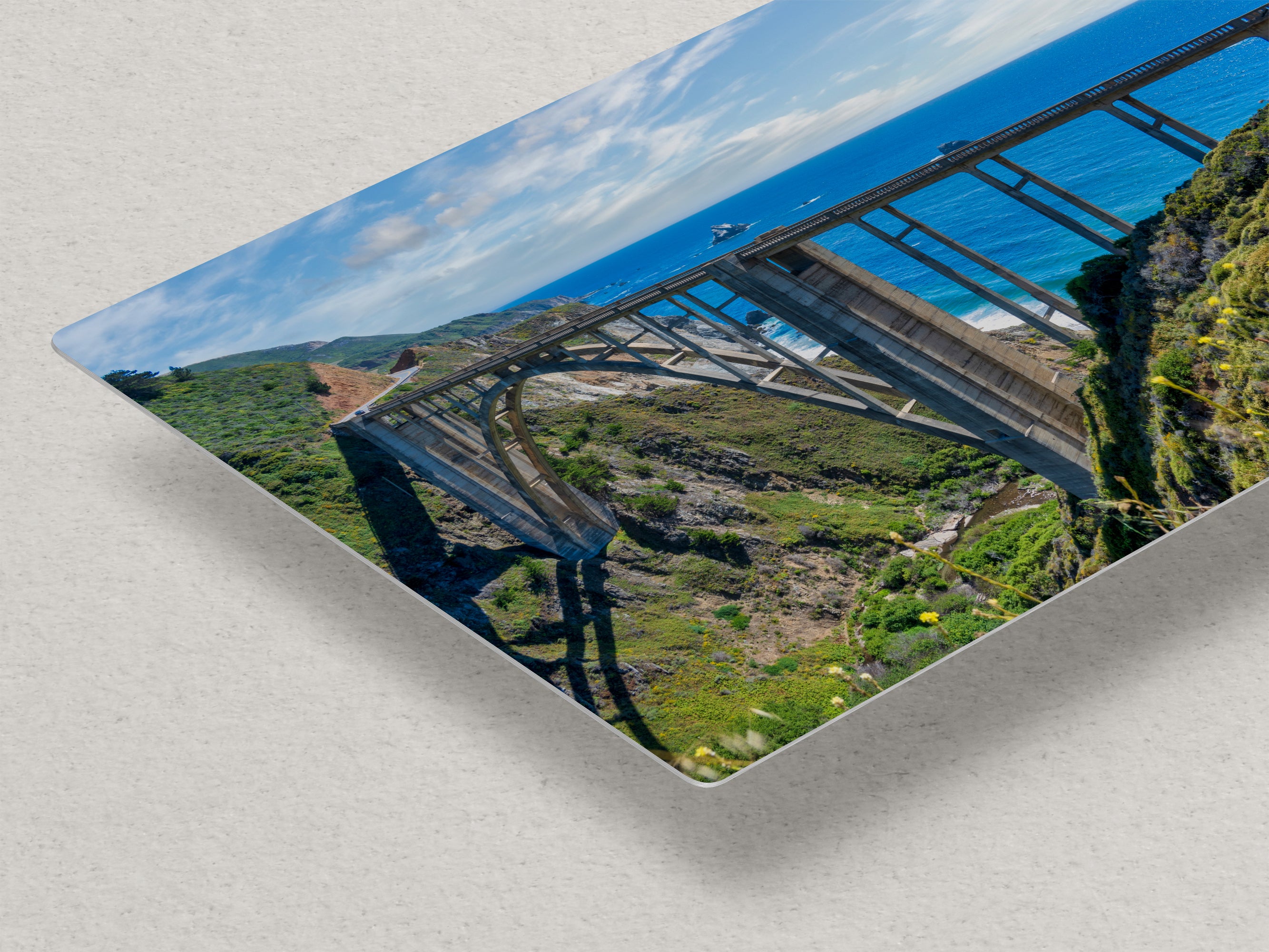 Bixby Bridge Ocean Picture, Big Sur California Coastline Nature Photo