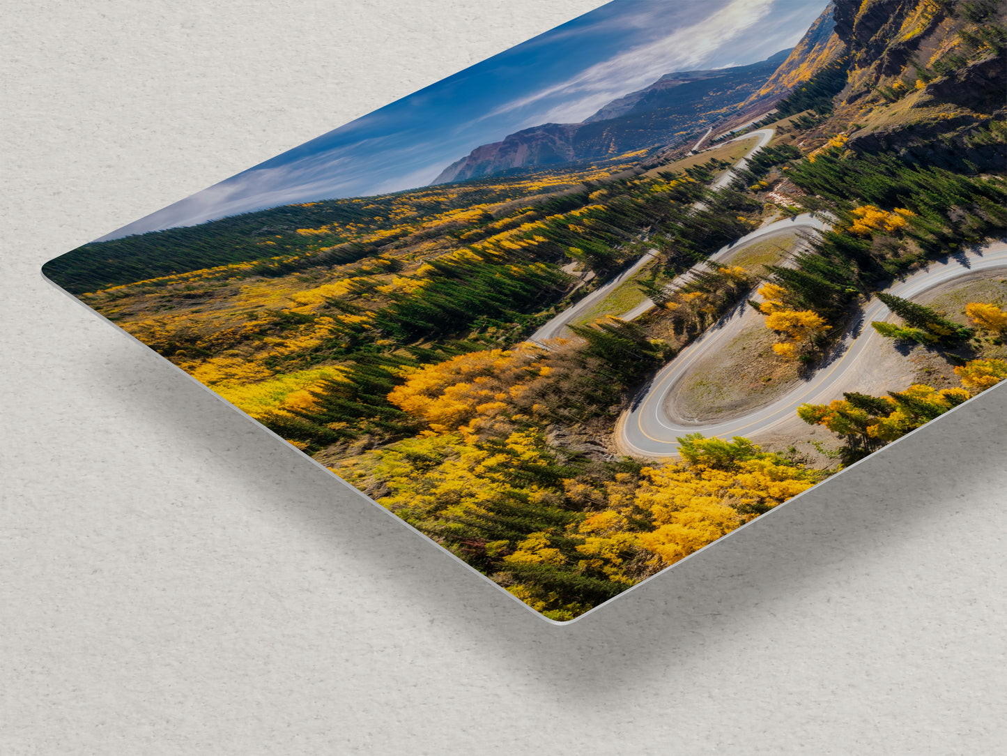 Colorado San Juan Mountain Picture, Fall Colors Aspen Trees Forest, Million Dollar Highway Nature Photo for Relaxation Artwork, Meditation and House Decor