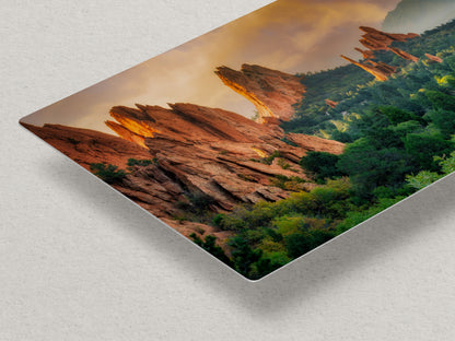 Garden of the Gods Colorado Mountain Picture Nature Photo, Rocky Mountain Relaxation Artwork for Meditation, Office, & House Decor