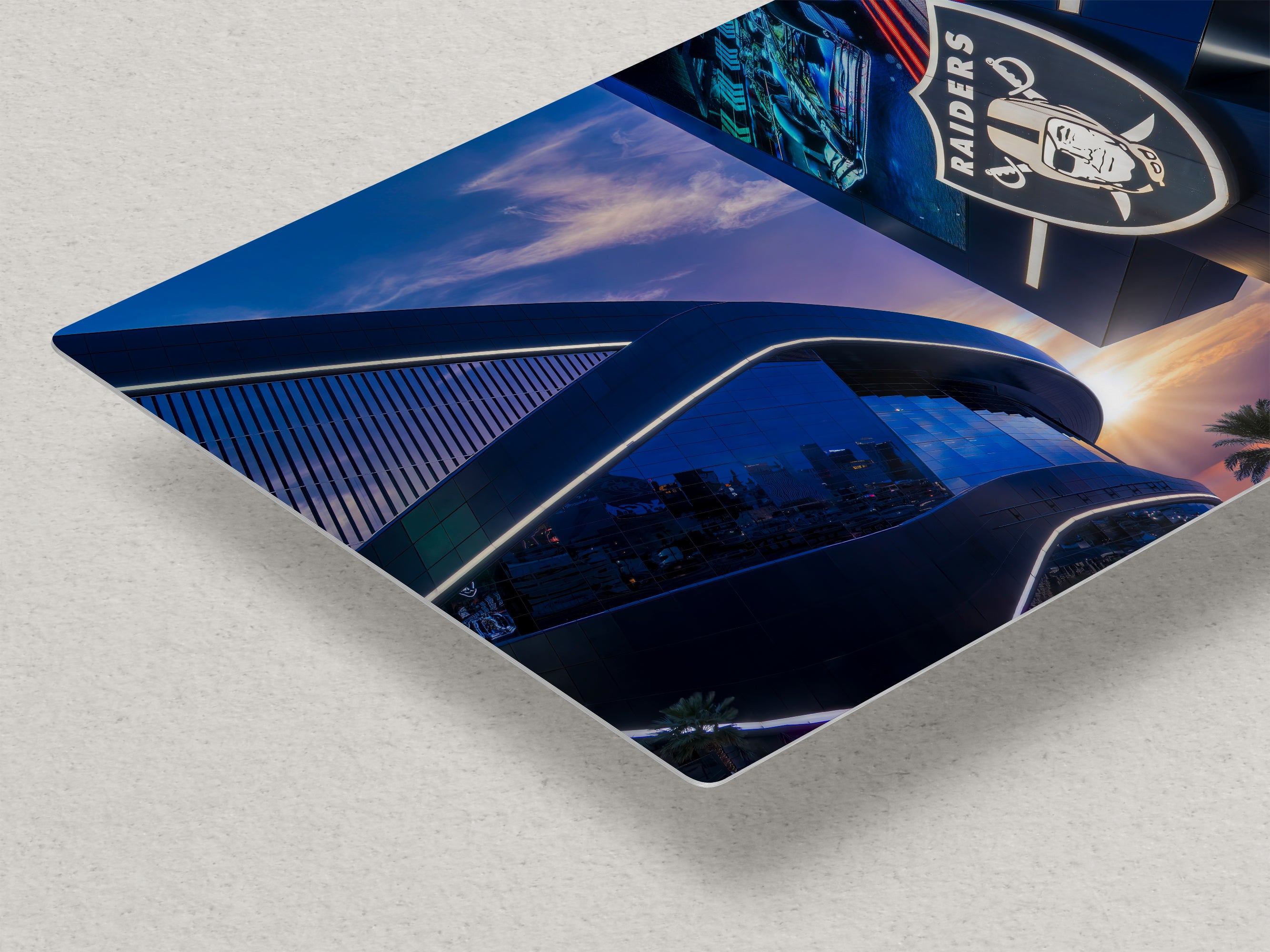 Las Vegas Raiders Football Decor, Allegiant Stadium Photograph Poster, NFL Man Cave, Dorm Room & Office Wall Art