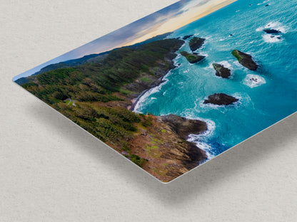 Aerial Oregon Coast Ocean Picture Panorama, Pacific Northwest Nature Photo