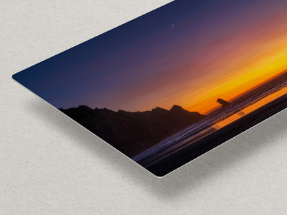 Morro Bay California Coastline Ocean Picture Nature Photo, Morro Rock Sunset Coastal Relaxation Artwork, Dorm Room, Office & House Decor