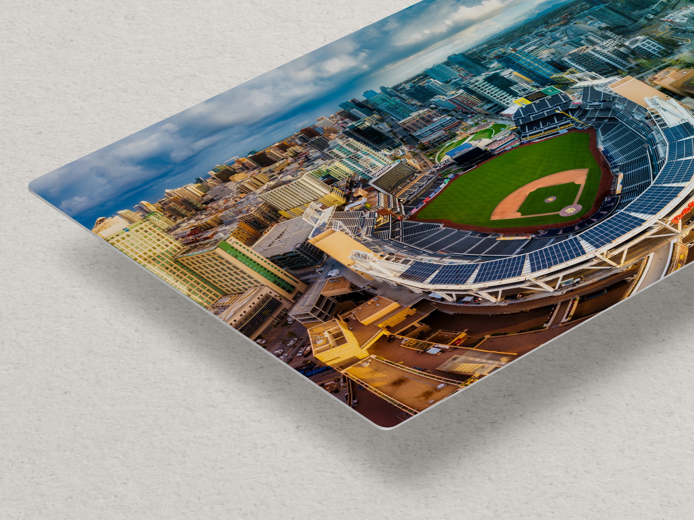 San Diego Padres Petco Park Wall Art, MLB Stadium Decor Skyline Print