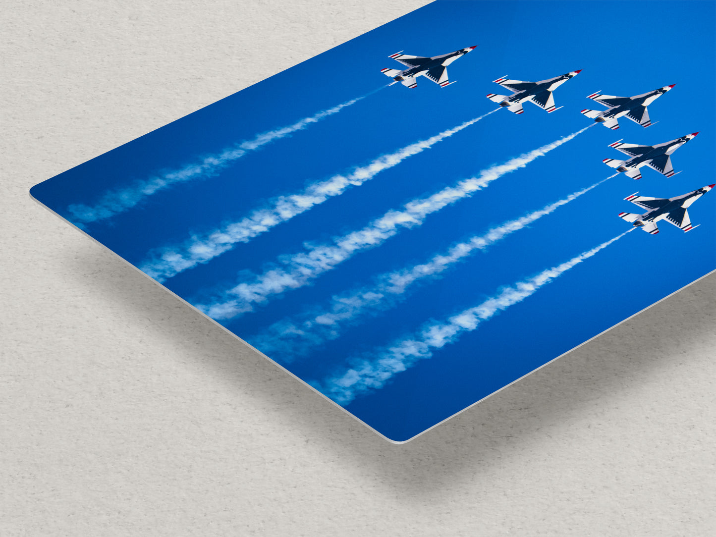 US Airforce Thunderbirds F-16 Fighting Falcon Aviation Artwork, Military Jet Fighter Wall Decor, Aviation Photo, Man Cave or Garage Art