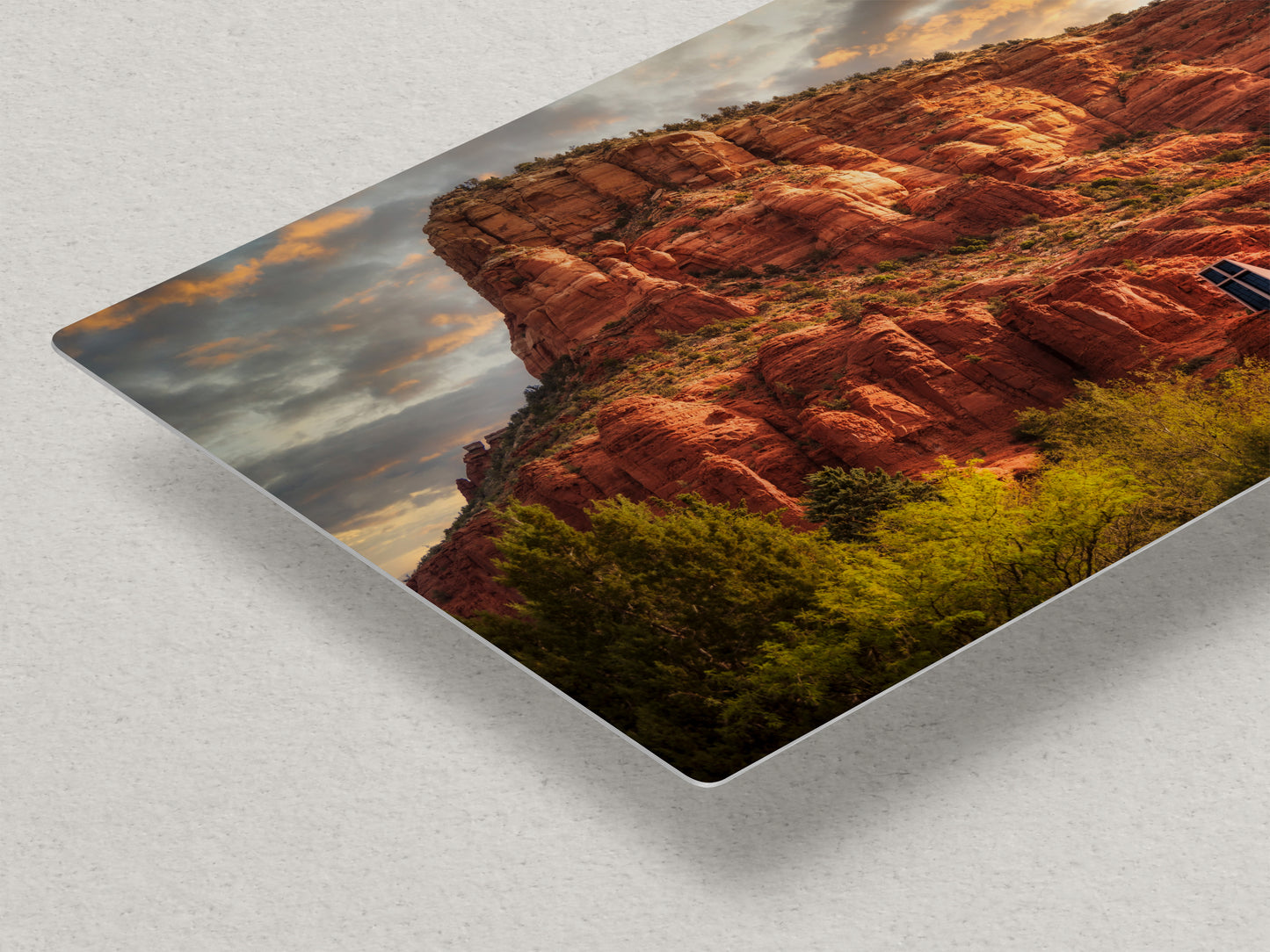 Chapel of the Holy Cross Sedona Arizona Desert Picture, Southwestern Nature Photo, Church and Canyon Photography, Canvas Print