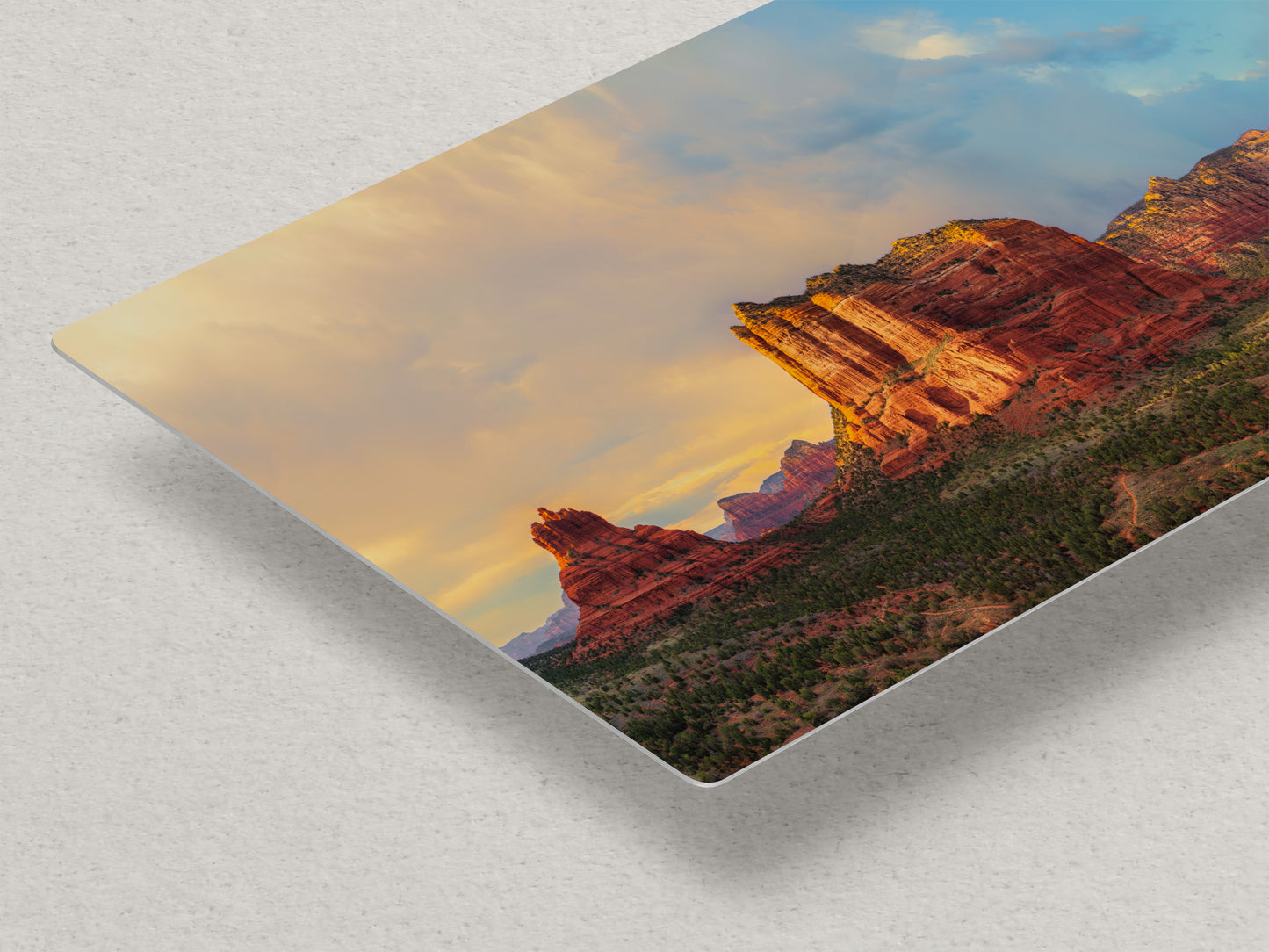 Courthouse Butte & Bell Rock Sedona Arizona Desert Picture, Southwestern Wall Art, Red Rock Scenic Nature Photo, House Decor Gift