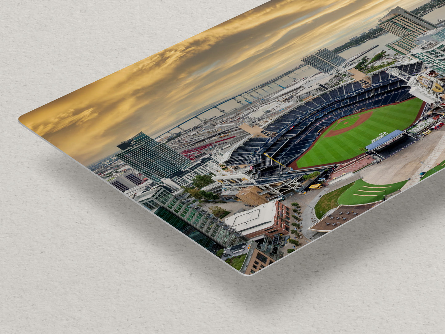 San Diego Padres Baseball Stadium Petco Park Sunset Canvas Print