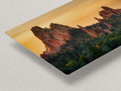 Garden of the Gods Colorado Mountain Photo - Serene Rocky Mountain Nature Photo for Meditation Home Decor